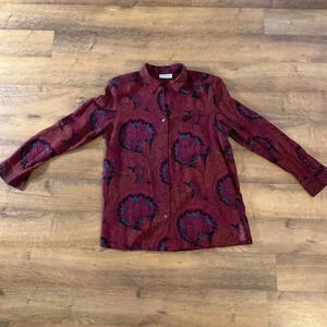 Vintage Alfred Dunner Women Blouse‎  Long Sleeve Sz 12